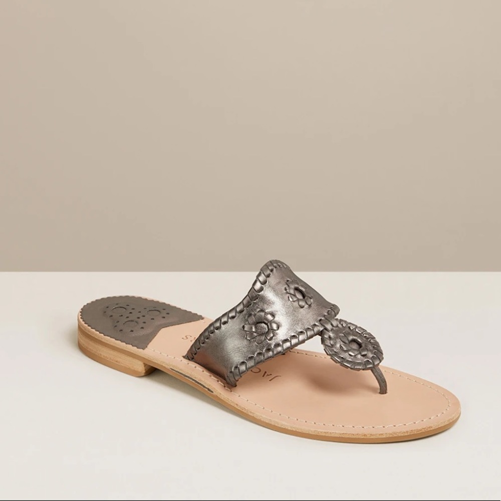 Jack Rodgers Metallic Jacks Sandals